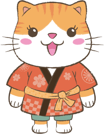 Tokyoshop mascot : cute cat with Happi coat